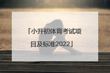 「小升初体育考试项目及标准2022」小升初体育考试项目及标准湖南