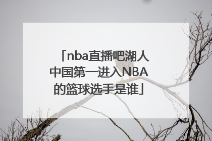 nba直播吧湖人中国第一进入NBA的篮球选手是谁